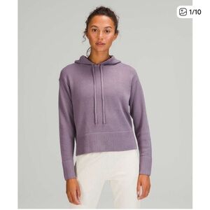 lululemon athletica Purple Hooded Sweater